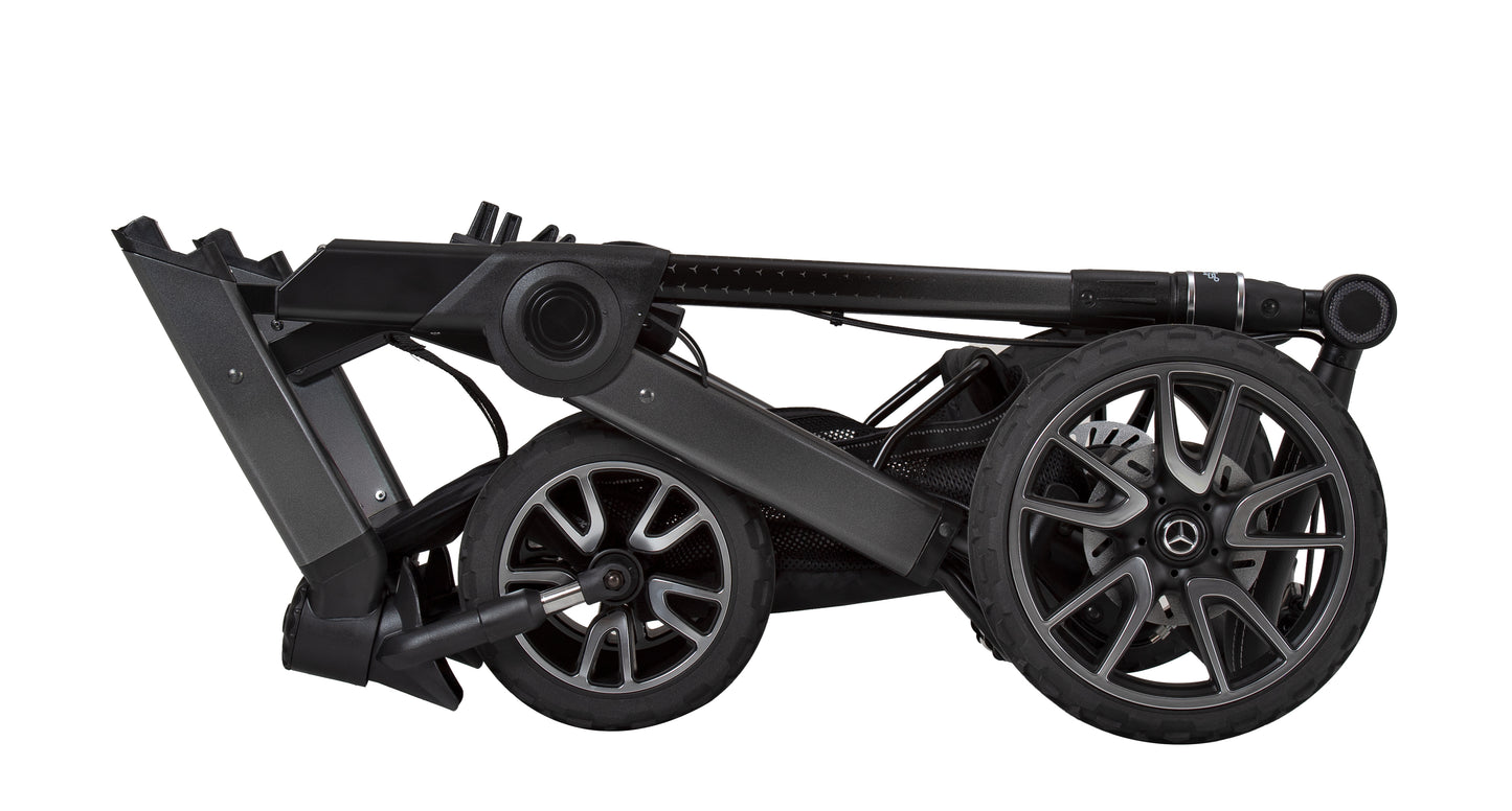 Kinderwagen zusammengeklappt