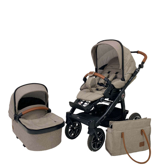 Refurbished R1 GTS mit Falttasche Premium und Wickeltasche Modern Style Set Dessin 925