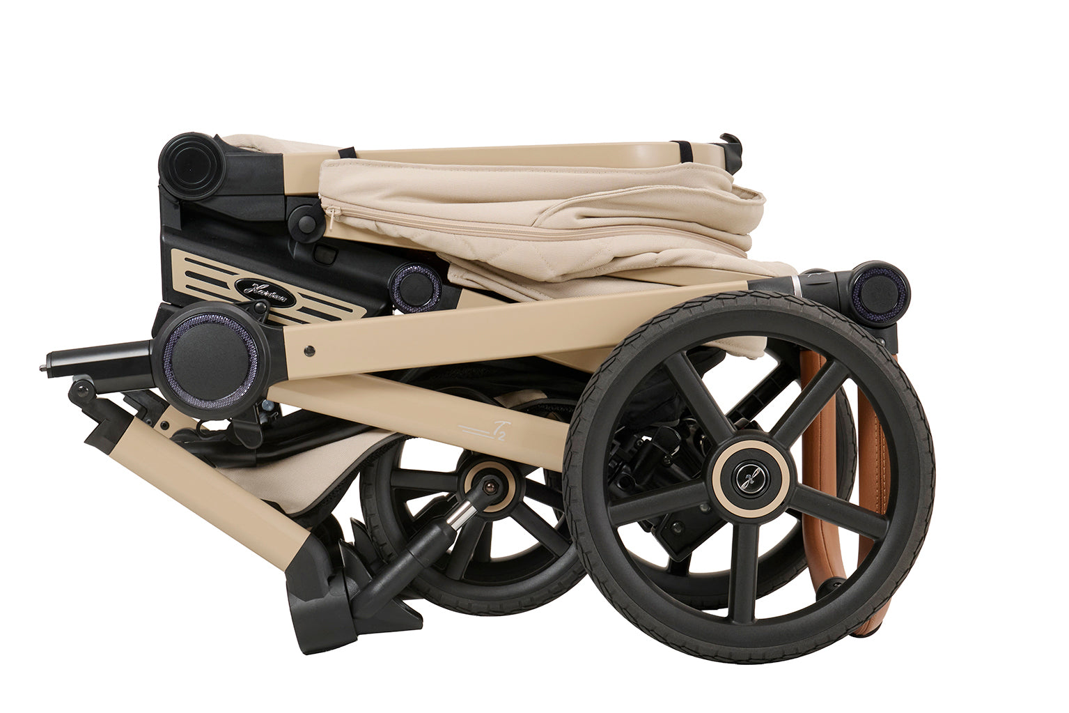 Gestell 609 / Beige zusammengeklappt
Seitenansicht