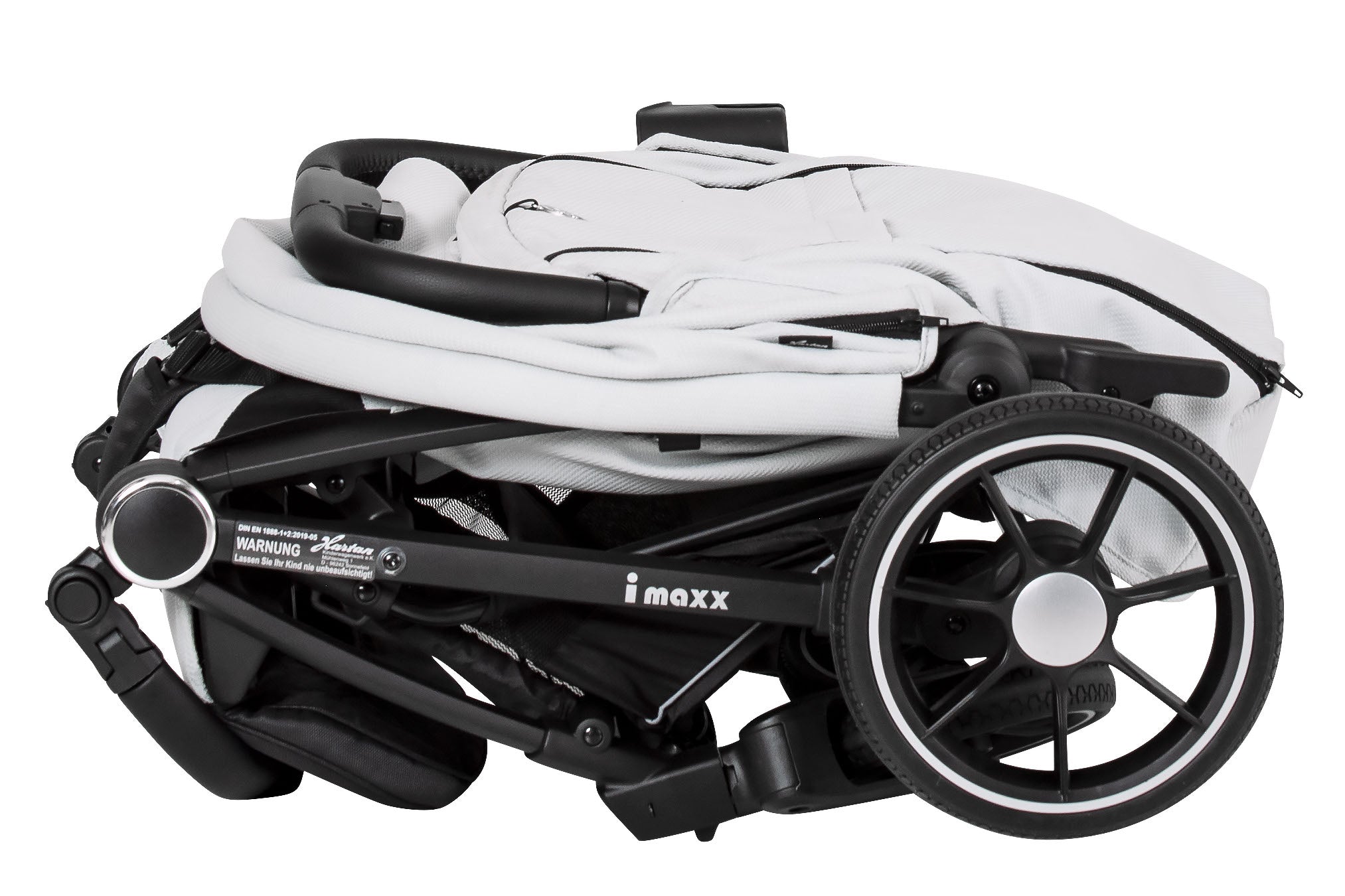 Buggy i-maxx 165 / Ice zusammengeklappt
Seitenansicht.