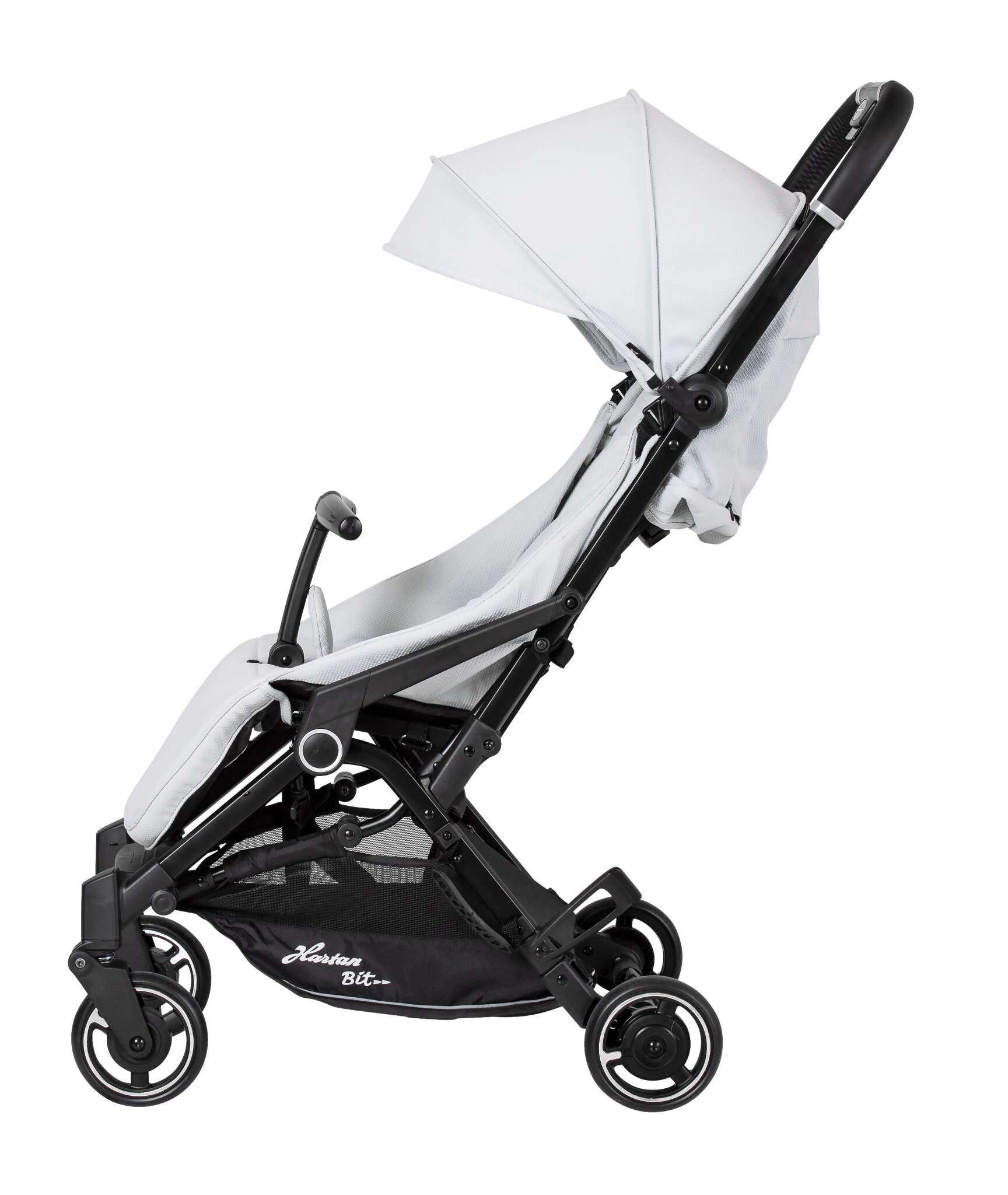 Buggy BIT 165 / Ice.
Fußstütze und Rücken verstellbar.
Seitenansicht.