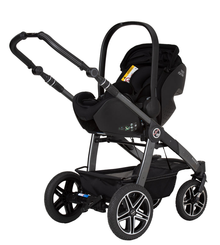 Kinderwagengestell mit Babyschale