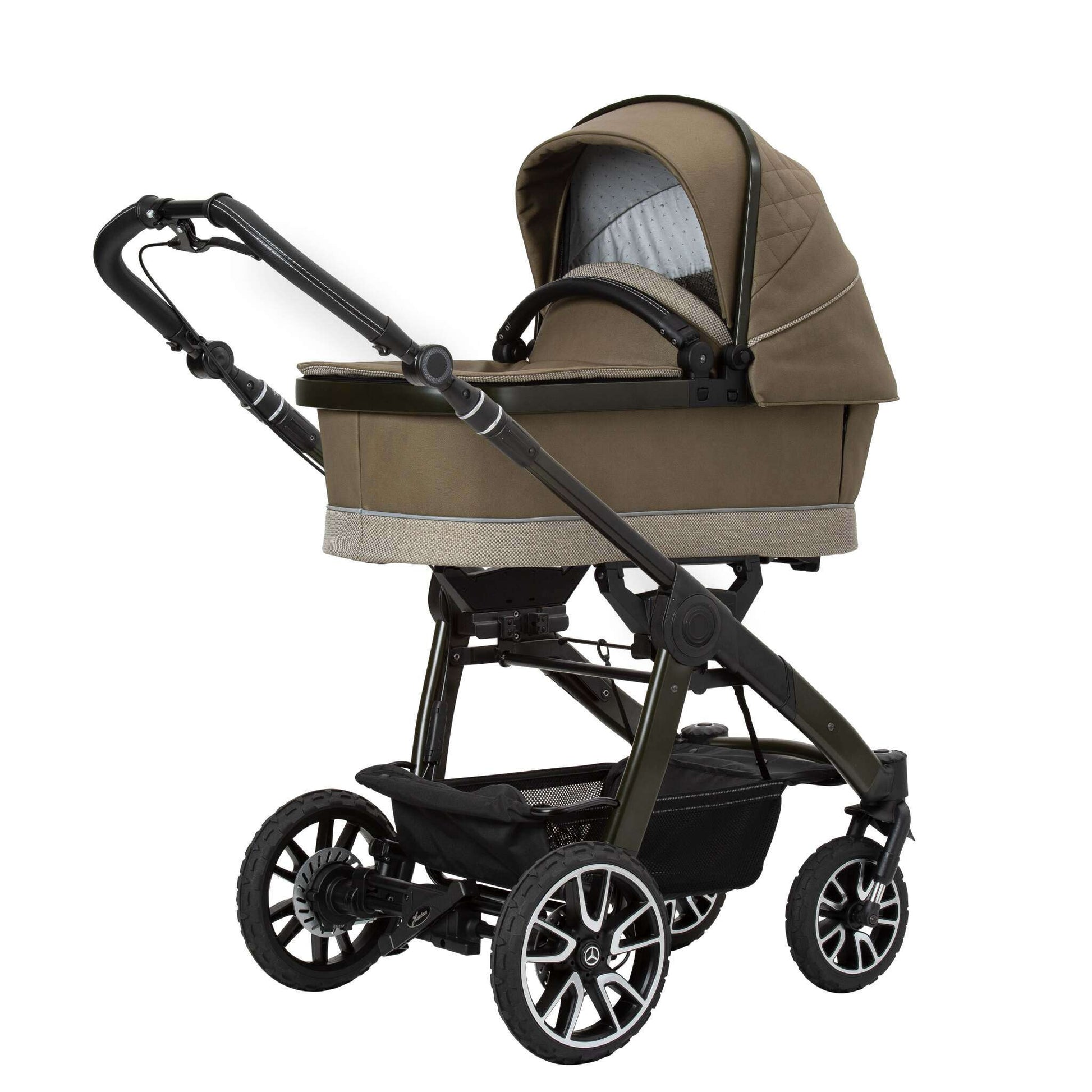 All-Terrain GTR Kinderwagen mit Falttasche Premium Babytragetasche oliv