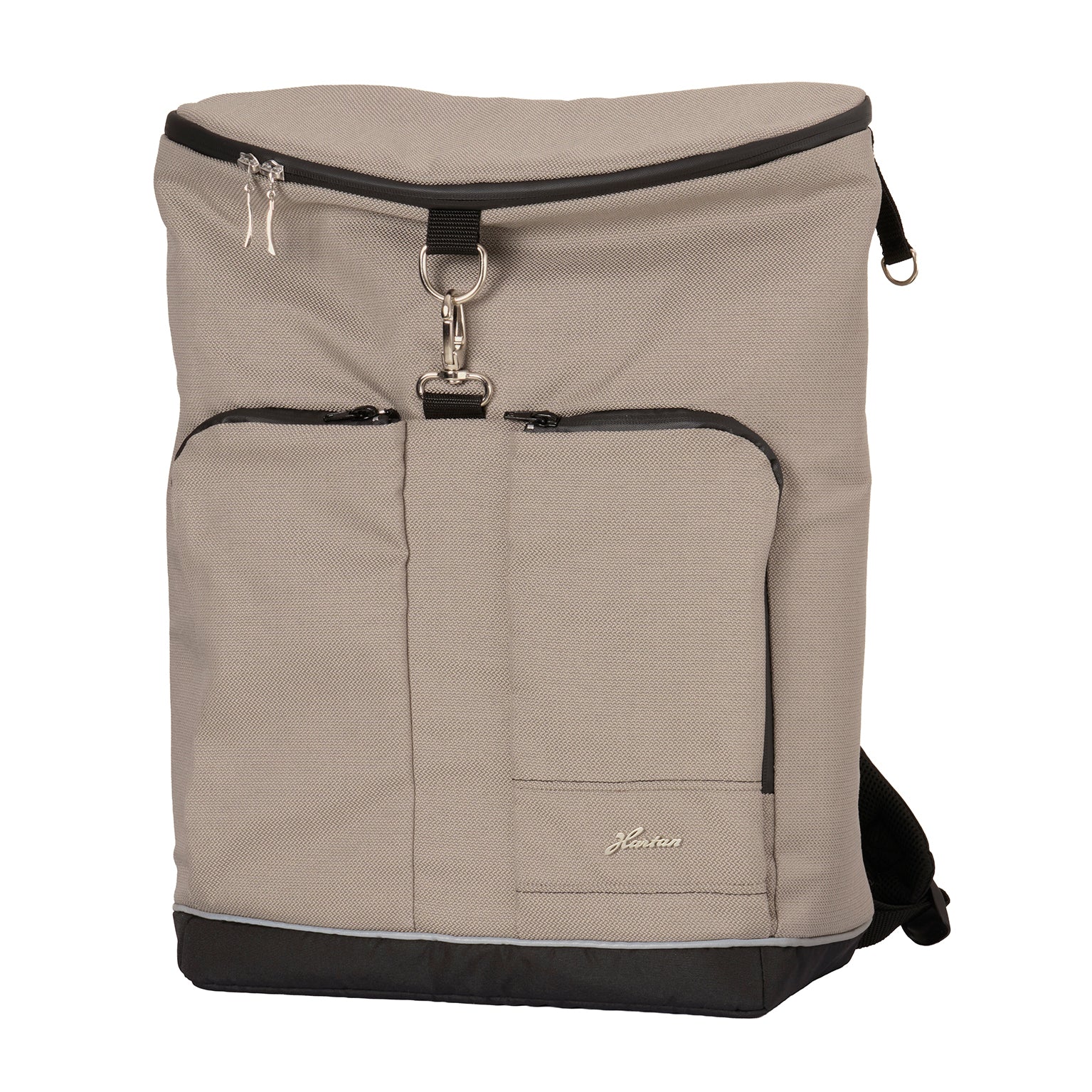 Wickelrucksack Space Bag 604 / Sand mit mehreren Fächern und gepolsterte Schultergurte.
Große Ansicht von vorne.