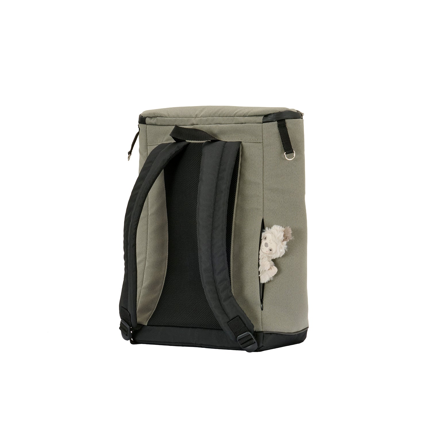 Wickelrucksack Space Bag 608 / Pistachio mit mehreren Innenfächern und gepolsterte Schultergurte.
Ansicht von hinten.