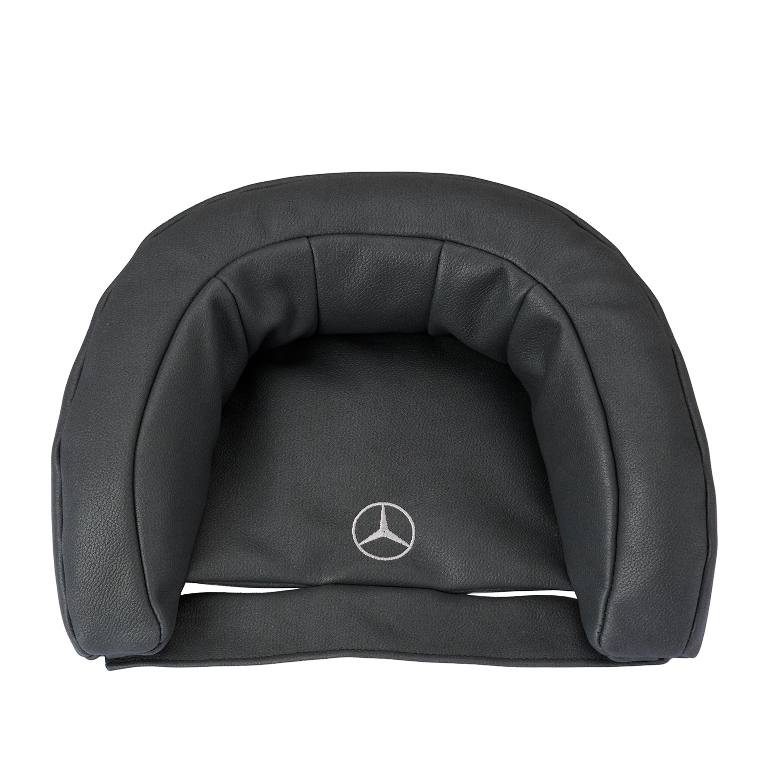 Mercedes Benz Kopfstütze 614 / Rubellit für den Sportwagen.
Weich gepolstert.
Vorderansicht.