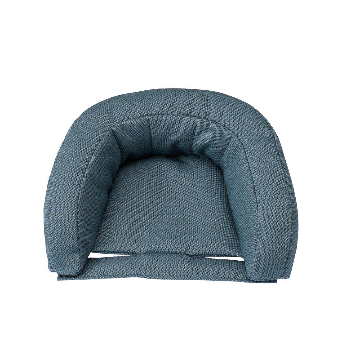 Kopfstütze für den Sportwagen 607 / Butterfly Pea.
Weich gepolstert.
Vorderansicht.