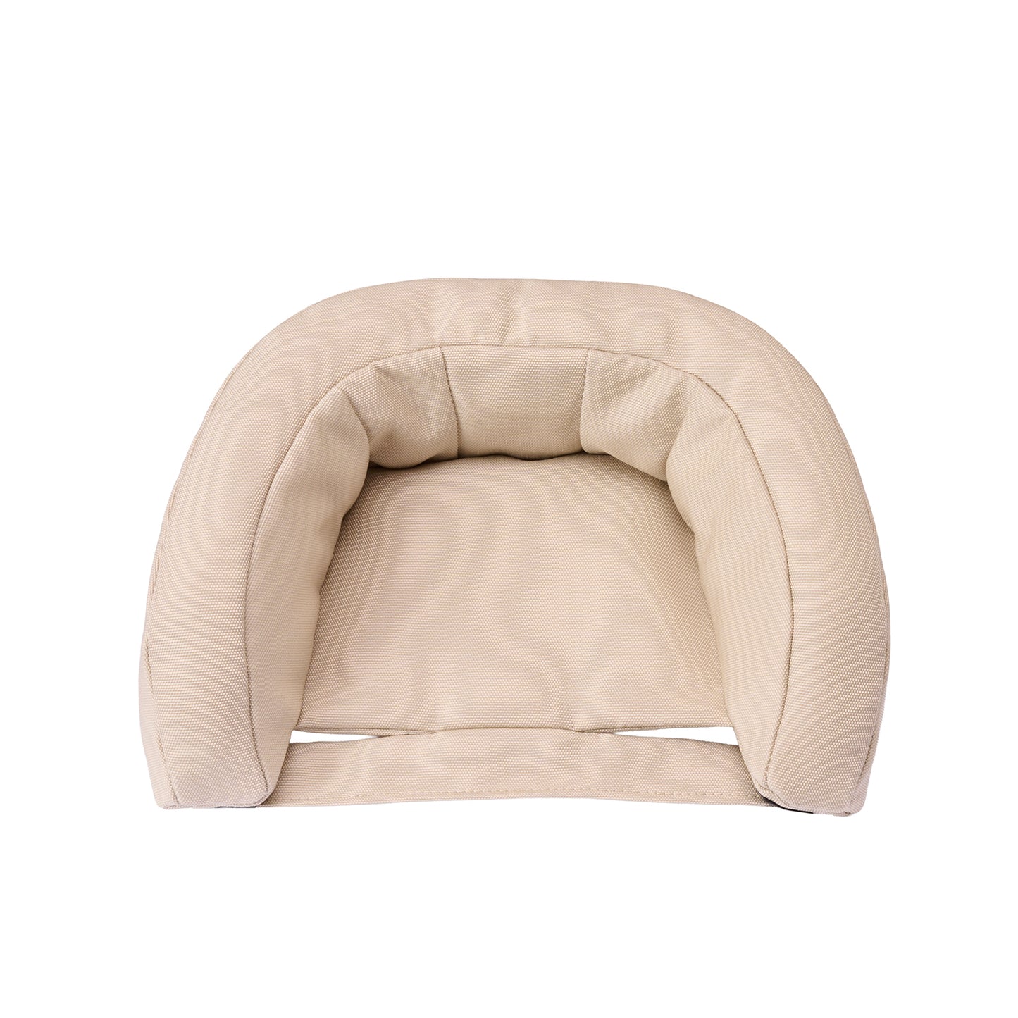 Kopfstütze für den Sportwagen 609 / Peanut.
Weich gepolstert.
Vorderansicht.