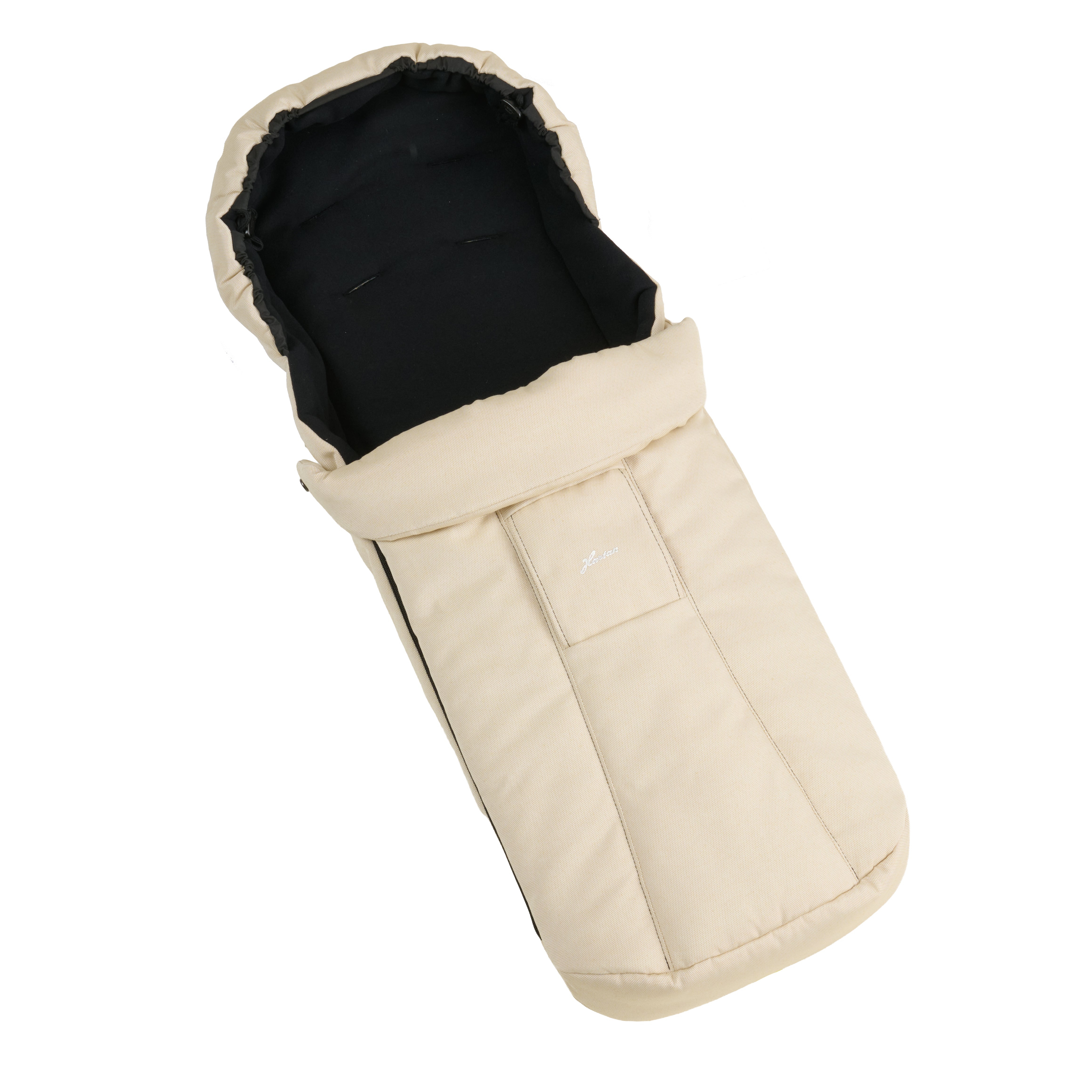 Fußsack 625 / Butter Yellow
Weiches Fleece Innenfutter
Schräge Liegeansicht von Oben