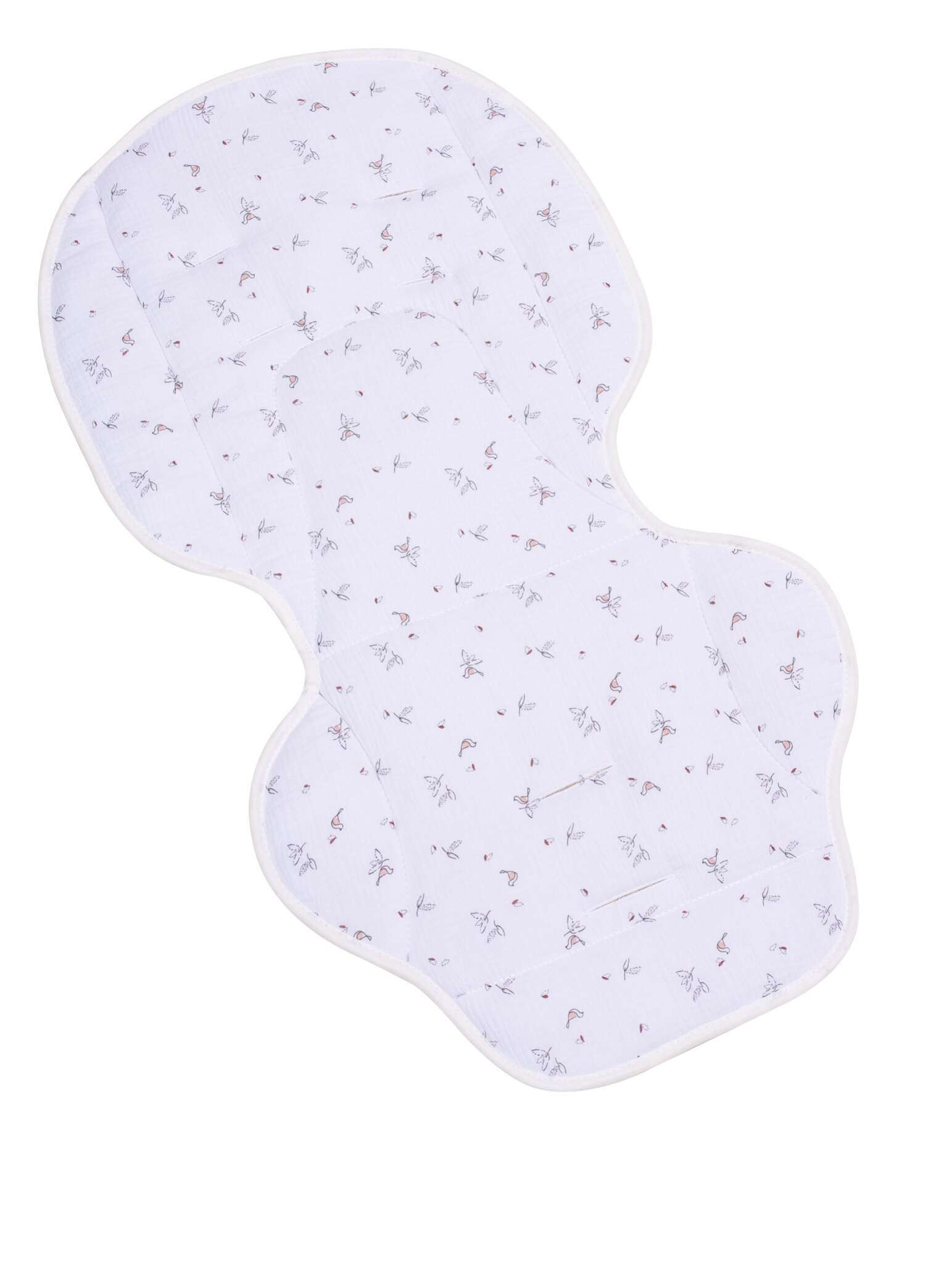 Wendeauflage 808 / Rosy Birds
Mit Frotteeseite
Schräge Draufsicht