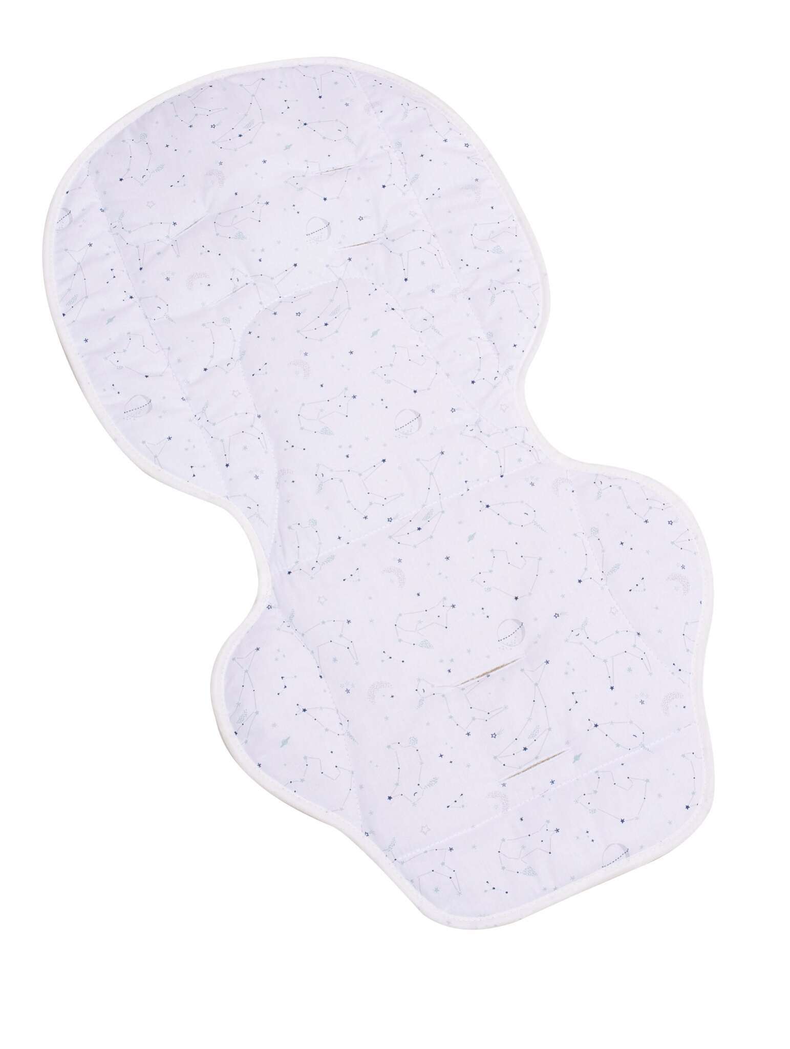 Wendeauflage 817 / Animal Stars
Mit Frotteeseite
Schräge Draufsicht