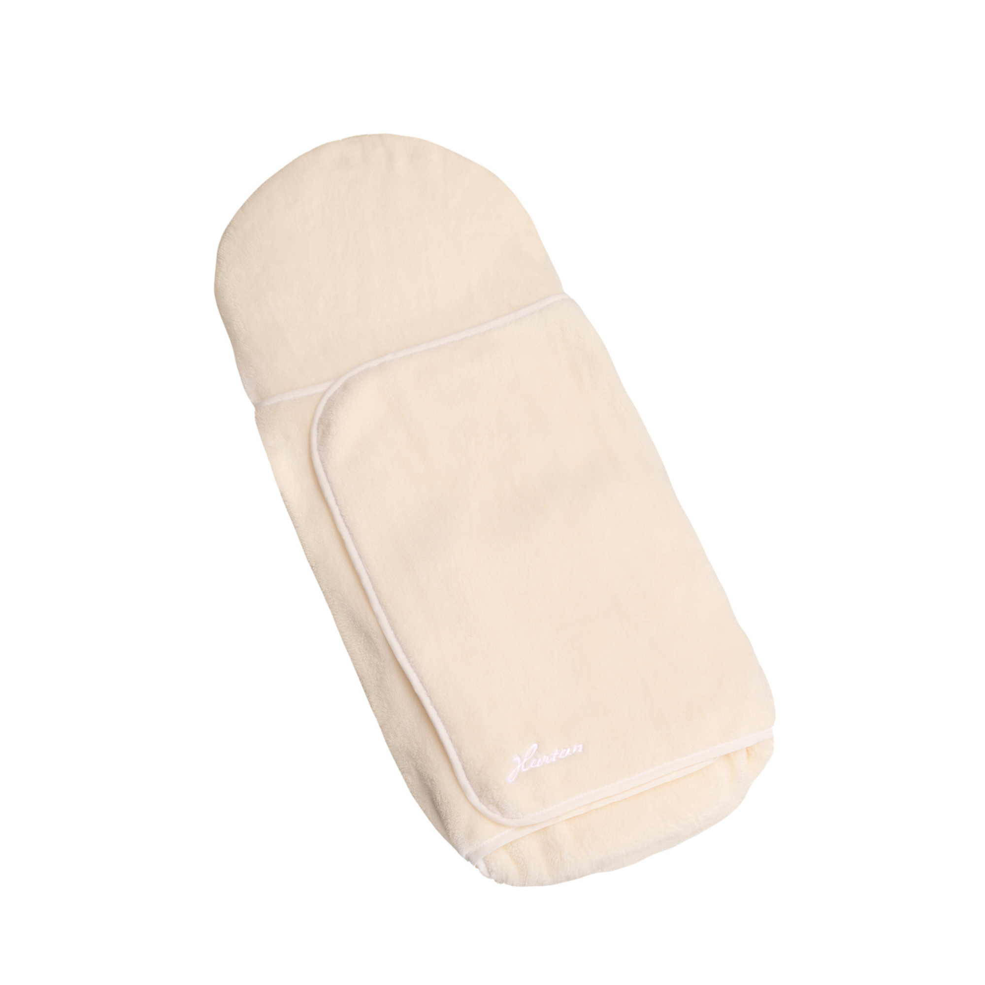 Vielseitiges Kuschel-Inlay aus weichem  Soft-Material.
Schräge Draufsicht.