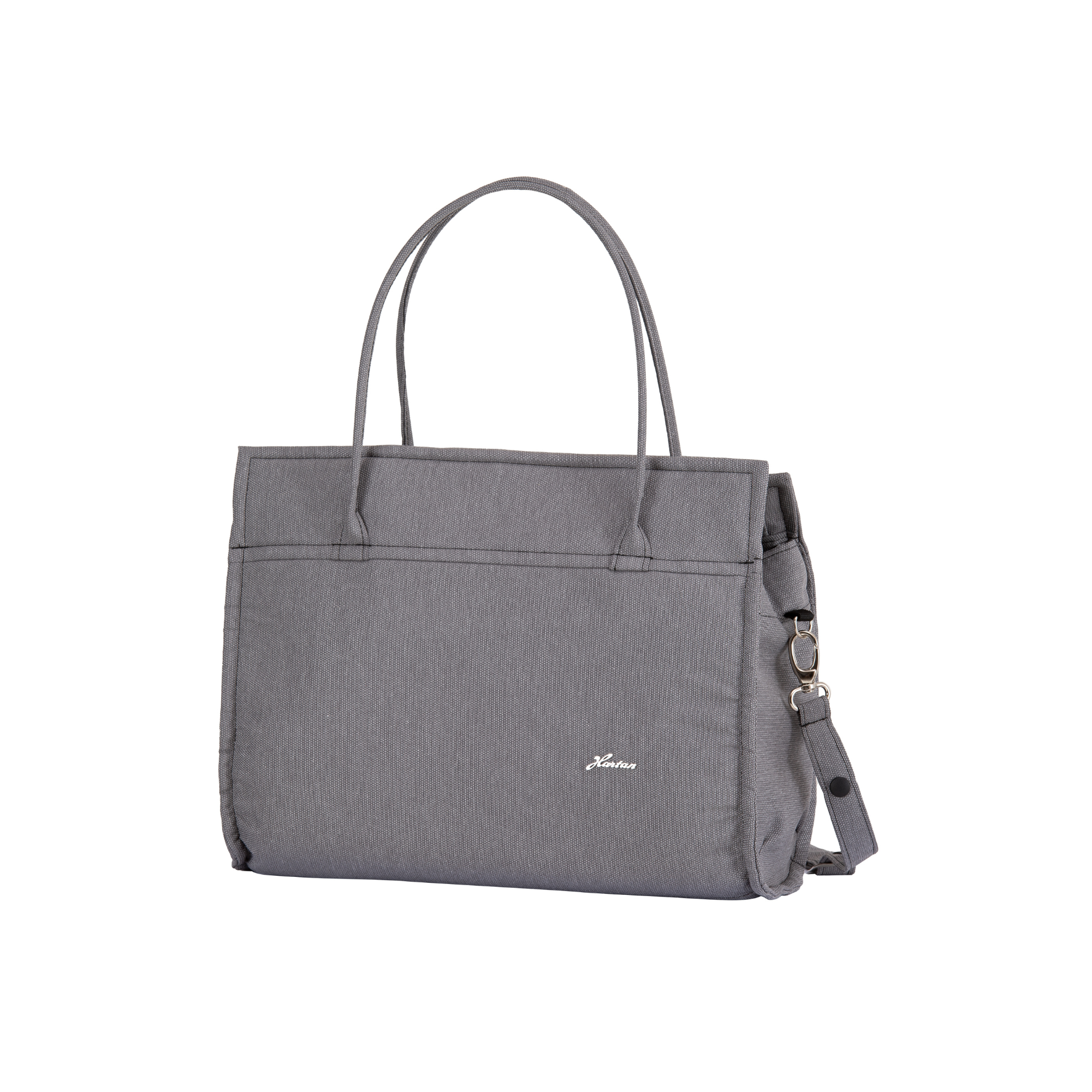 Wickeltasche Casual Bag 
Mit praktischer Innenaufteilung und Aufbewahrungstaschen, sowie einem Schultergurt.
Schräge Vorderansicht.
