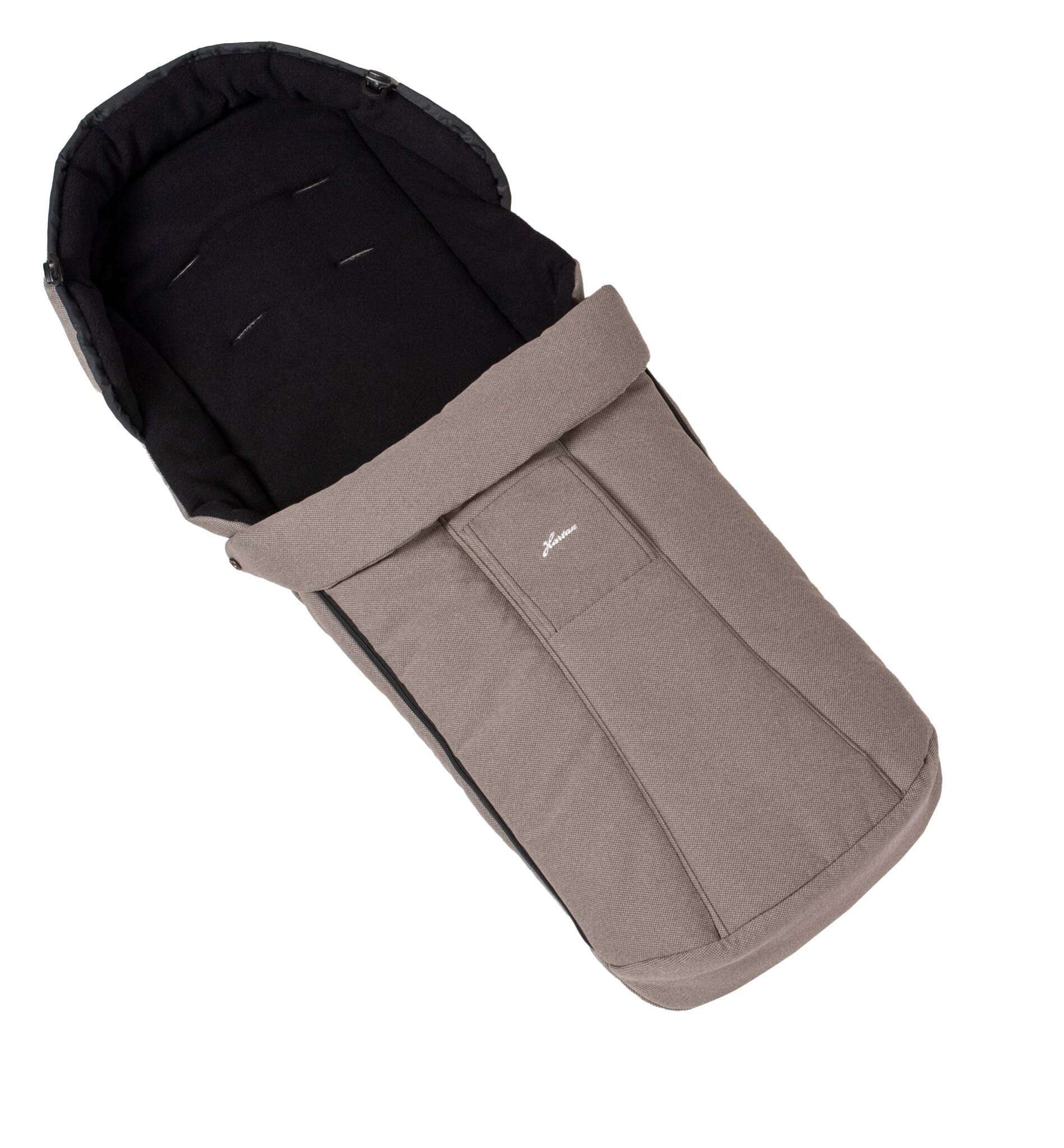 Fußsack 907 / Beige
Weiches Fleece Innenfutter
Schräge Liegeansicht von Oben