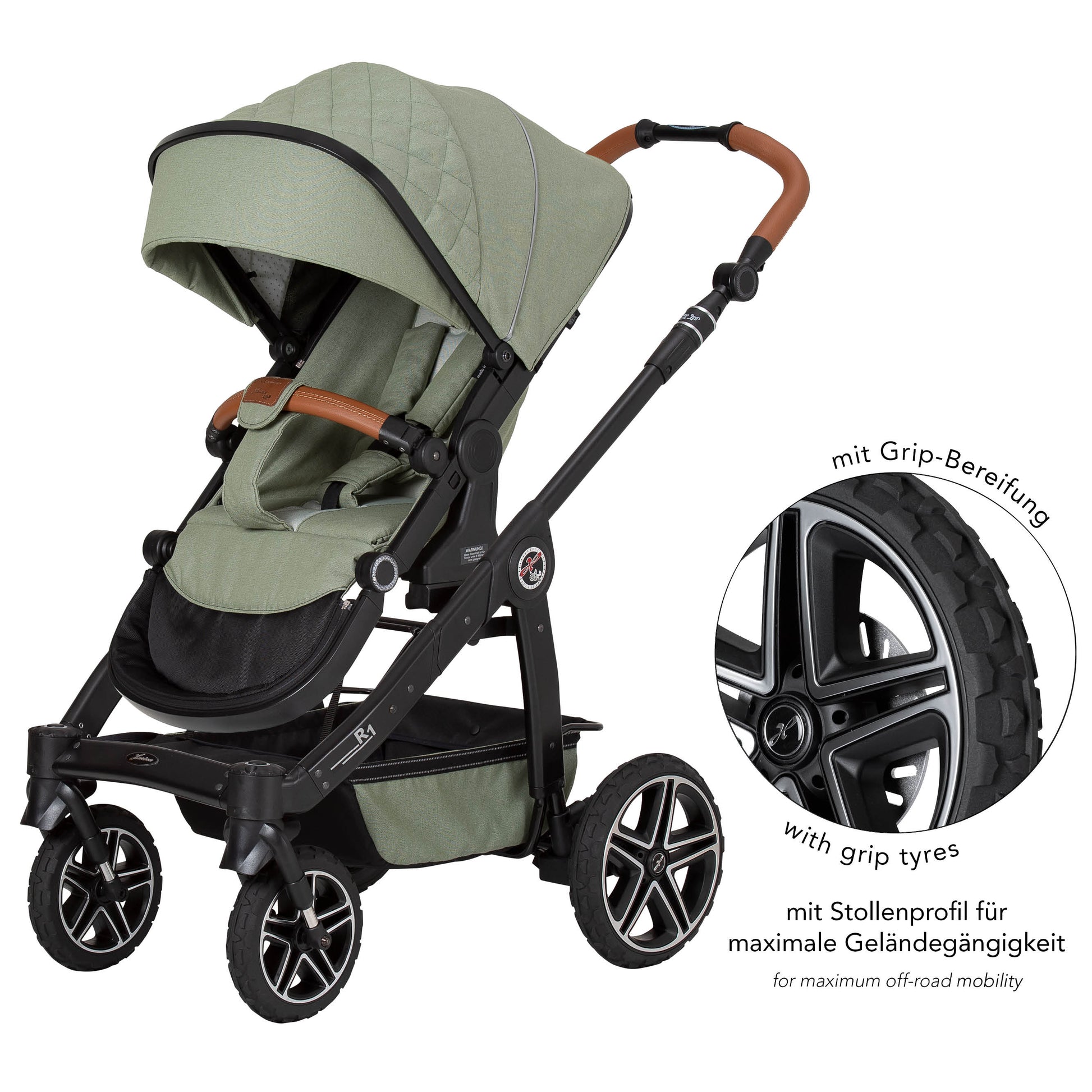 Kinderwagen mit ergonomischen Sportsitz