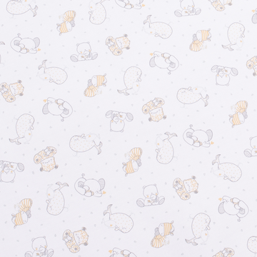 Stoff mit kindlichem Muster