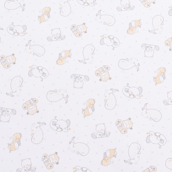 Stoff mit kindlichem Muster