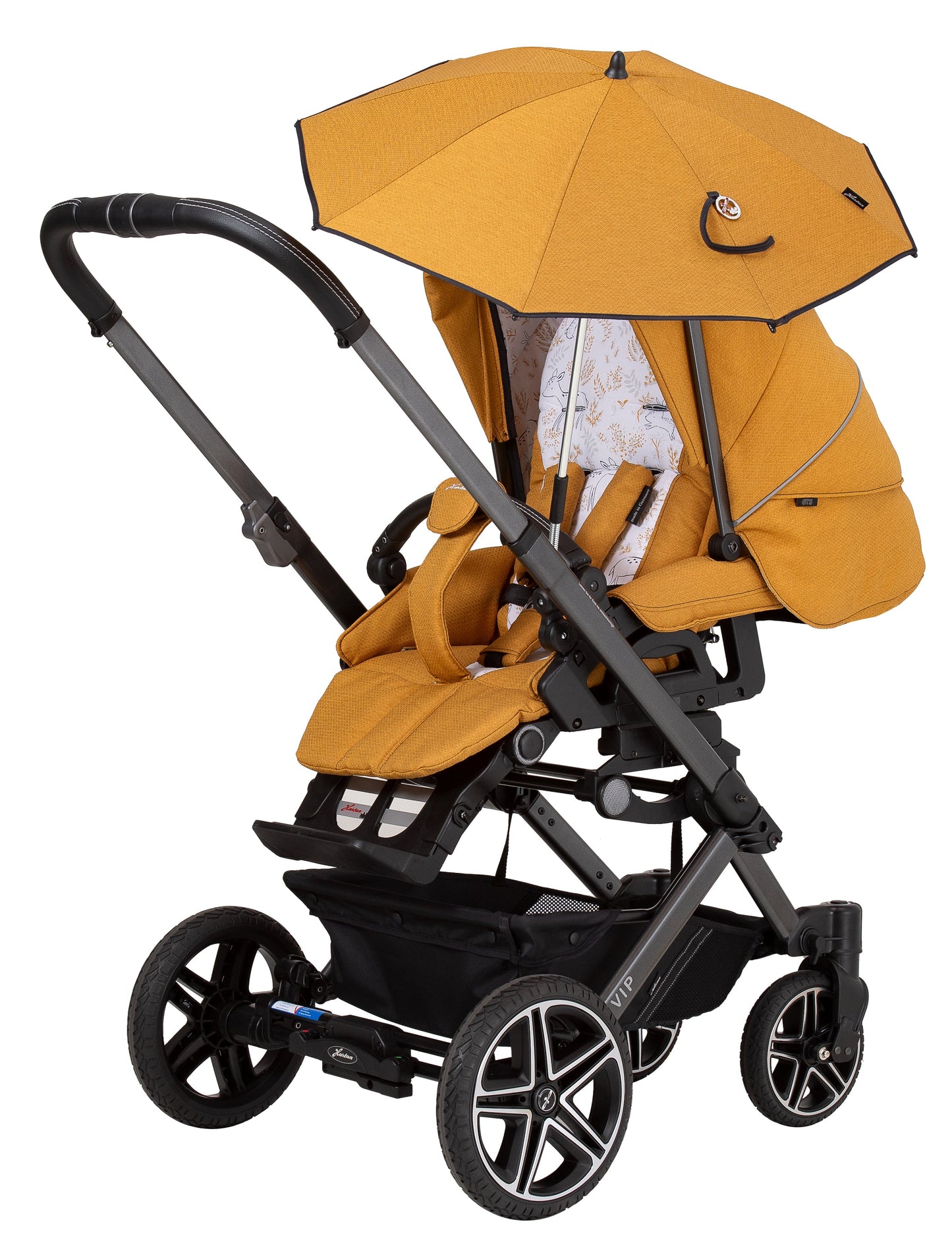 Kinderwagen mit Sportsitz und Sonnenschirm