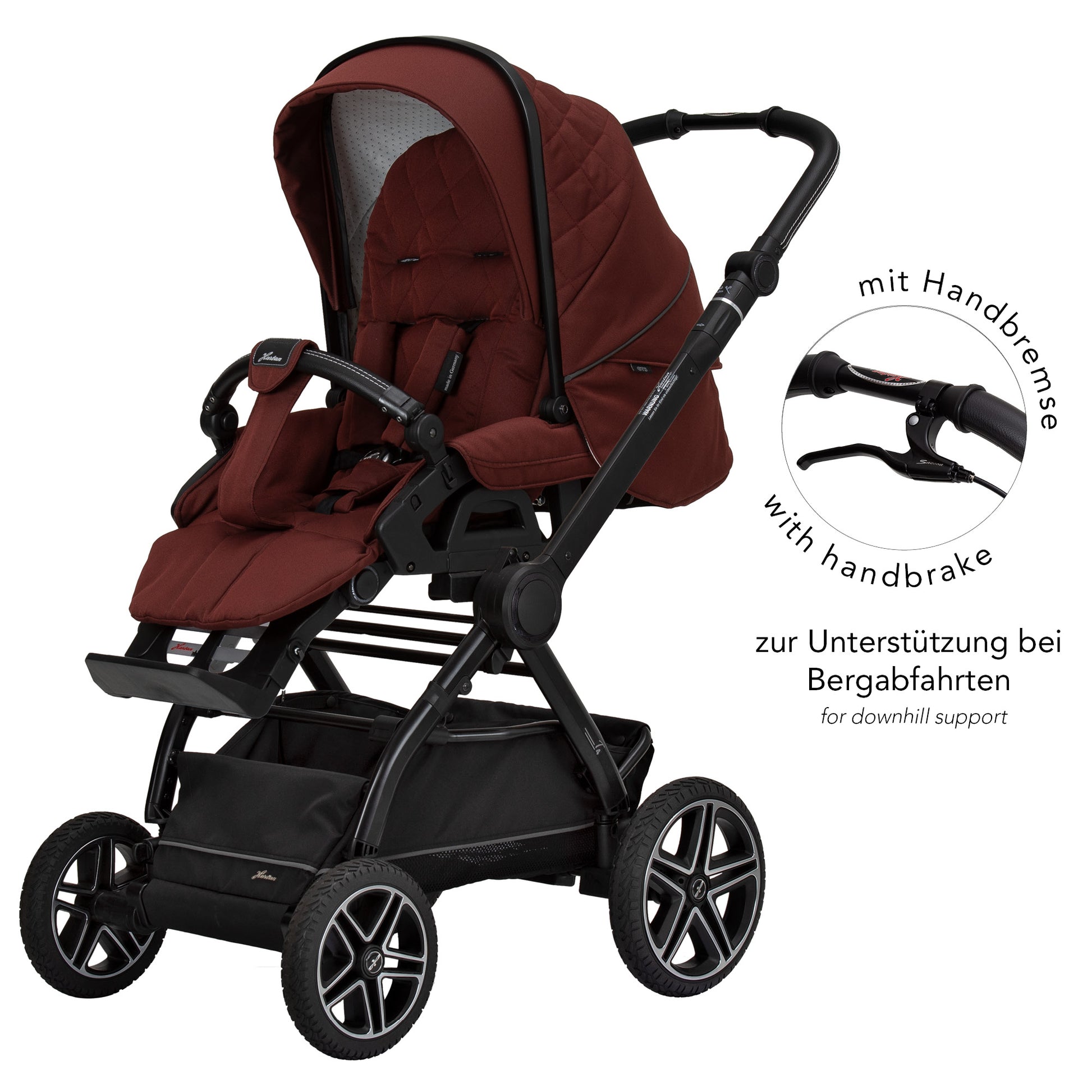 Kinderwagen mit Sportwagenaufsatz