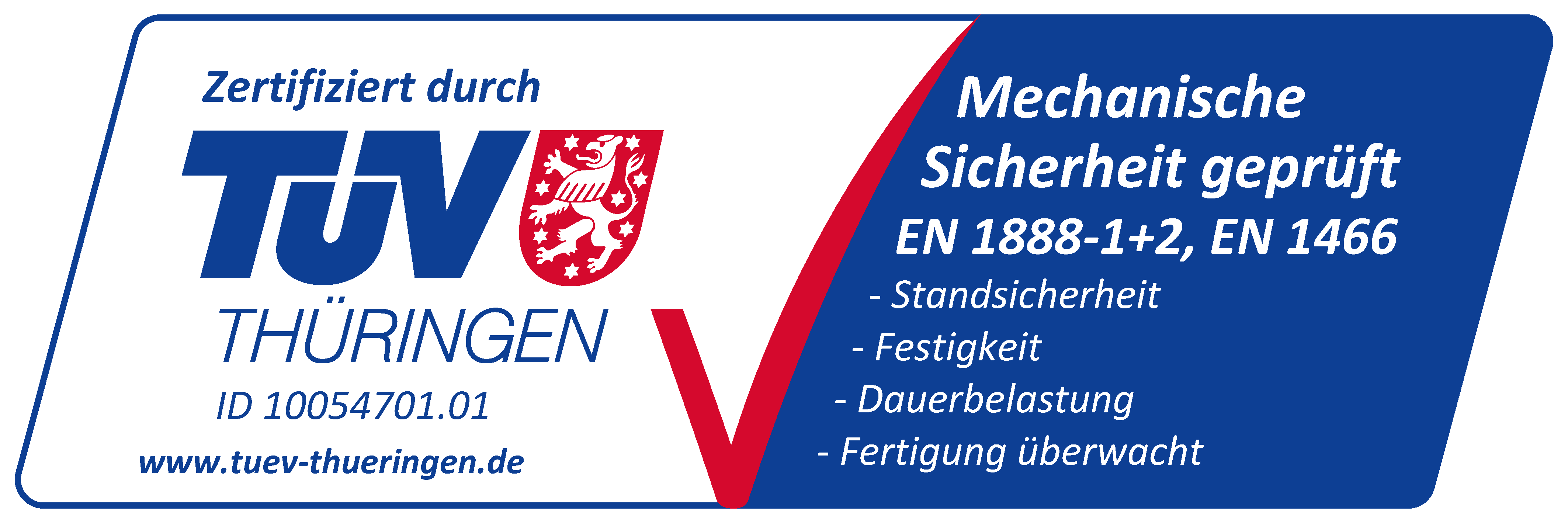 TÜV Thüringen Zertifikat
