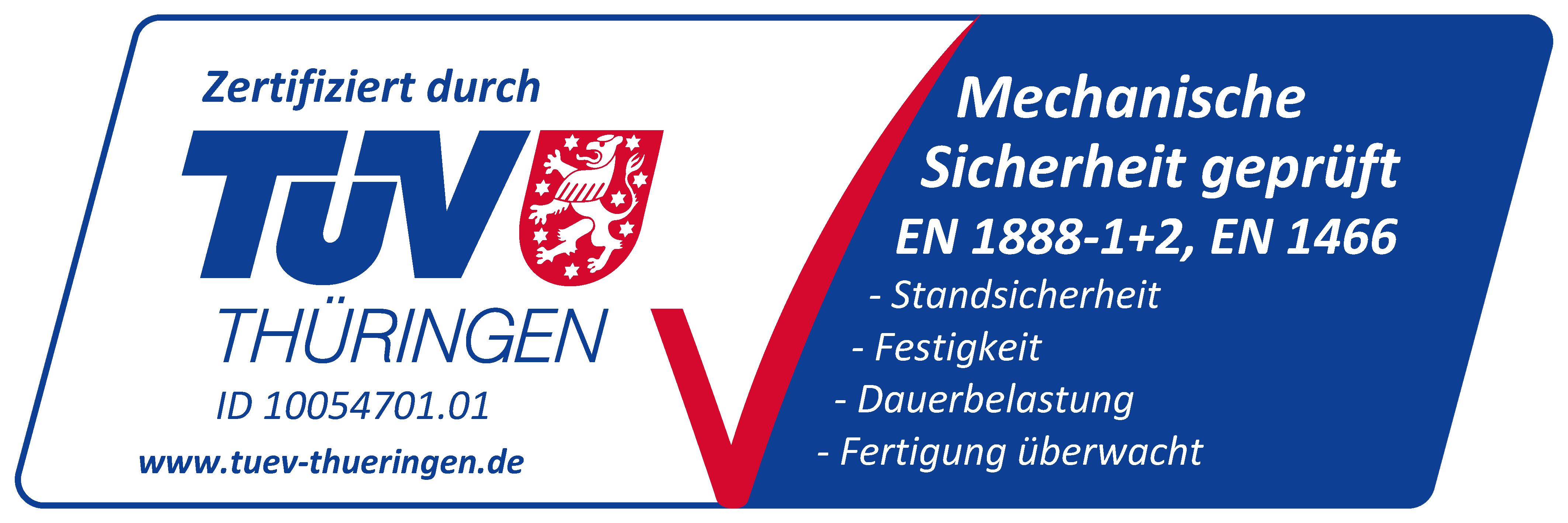 Zertifikat TÜV Thüringen